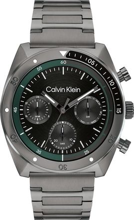 Calvin Klein Mens Multifunction Link Bracelet Watch - Black - OS