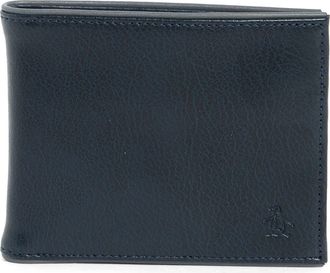 Original Penguin Leather Bifold Wallet in Navy at Nordstrom Rack