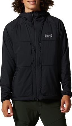 Mountain Hardwear Kor AirShell Warm Hoodie in Black at Nordstrom, Size Xx-Large