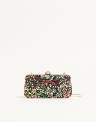 Valentino Garavani Minaudiere Valentino Garavani Carry Secrets con strass motivo Apres LHiver Donna MULTICOLOR/CRYSTAL UNI