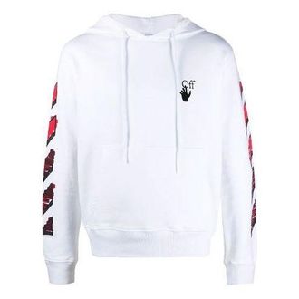 Off-white SS21 Marker Arrows Stripe Printing Jacket Loose Fit White OMBB034R21FLE0030125