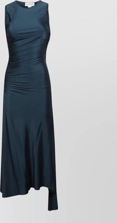 Victoria Beckham sleeveless dress ruched twist detail hem