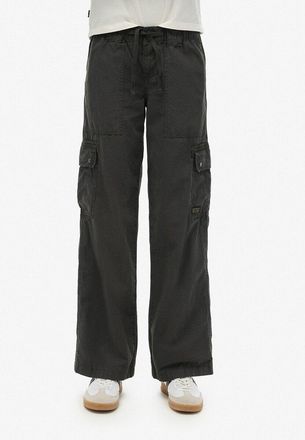 Superdry Wijde broek Utility, lage taille
