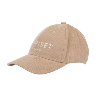 Twinset Cappellino da baseball in velluto a coste - - Accessories - Donna - Marrone - ONE SIZE