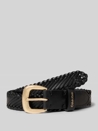 Calvin Klein G&uuml;rtel aus Rindsleder mit Dornschlie&szlig;e in Black, Gr&ouml;&szlig;e 100