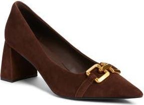 Jeffrey Campbell Lasting 2 Pump in Brown Suede Bronze at Nordstrom Rack, Size 5