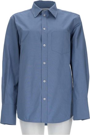Victoria Beckham Perry Pointed Collar Cotton Shirt
