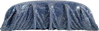 Benedetta Bruzziches Venus Couchee Bag - Dames - Clutches - Blauw - ONE Size - Satijn - Tassen