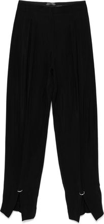 MUGLER Relaxed Fit Black Trousers