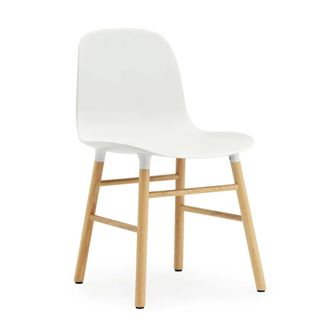 NORMANN COPENHAGEN Form Stuhl, Eiche / weiss