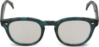 Kàdor Occhiali tondi Woody effetto marmo - Nero