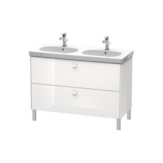 Duravit Duravit Brioso Mueble De Aseo De Pie 117,0 X 46,9 Cm, 2 Extra&iacute;bles, Para Lavabo D-c&oacute;digo 034812, Color (frente/cuerpo): Decoraci&oacute;n Blanca De Alto Bril