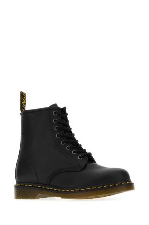 Dr. Martens Unisex Black Nappa Leather Ankle Boots Blacknappa Stivali