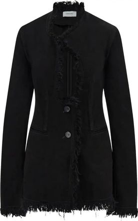 Ferragamo Fringed Blazer - Womens - Cotton/Polyester