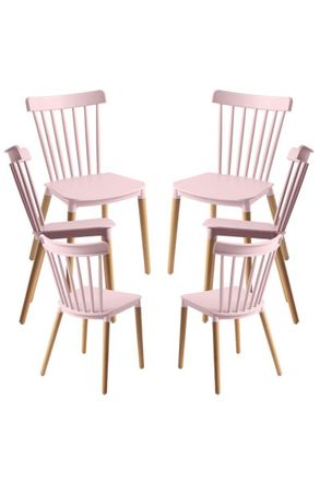 Regalos Miguel Regalos Miguel - Packs Sillas Comedor - Pack 6 Sillas Leka - Rosa