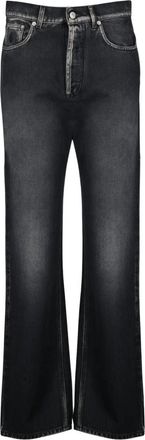 Moschino Flared Jeans - Dames - Flared Jeans - Grijs - S - Denim - Jeans