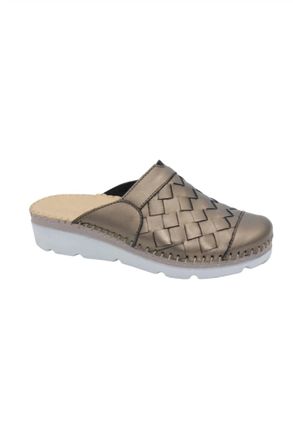 Eric Michael Womens Nikita Mule In Pewter