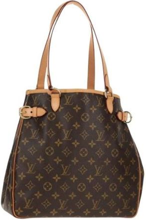 Louis Vuitton Pre-owned Shoulder Bags, female, Brown, Size: ONE SIZE Pre-owned Canvas Shoulder Bag