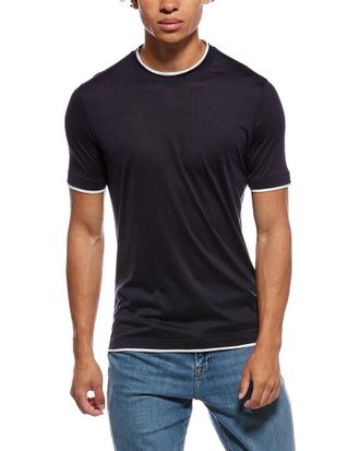 Brunello Cucinelli Silk-Blend T-Shirt