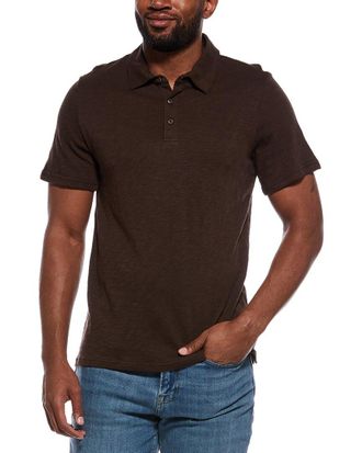 Onia Slub Short Sleeve Polo Shirt