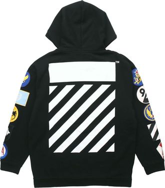 Off-white Detail Long Sleeves Zipper Black OMBB009G20JER0011001