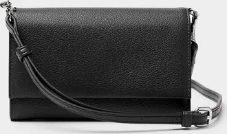 Simons Womens Crossbody Bag bifold faux-leather wallet