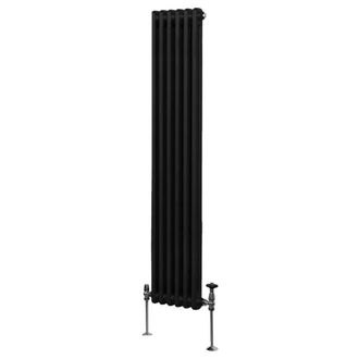 MonsterShop Traditional 2 Column Radiator - 1800 x 292mm - Black