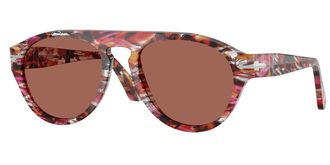 Persol PO3370S 1220H2 Mens Sunglasses Pink Size 53