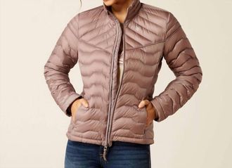 Ariat Ideal Down Jacket In Purple Dove