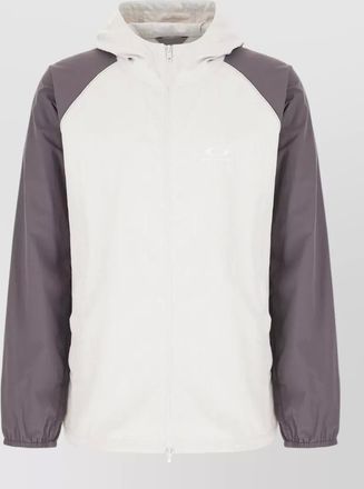 Balenciaga nylon jacket hood color block design
