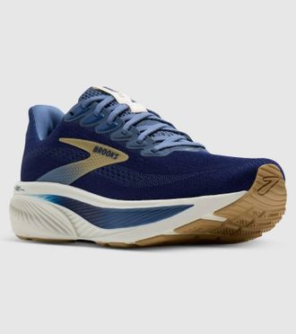 Brooks Mens Ghost 17 Running Shoe In 443 Beaconblue/moonlight/starfish