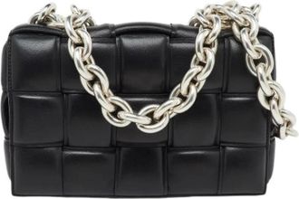 Bottega Veneta Pre-owned Leather Shoulder Bag - Dames - Vintage Schoudertas - Zwart - ONE Size - Leer - Vintage