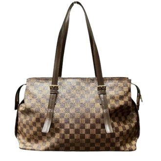 Louis Vuitton Pre-owned Shoulder Bags, female, Brown, Size: ONE SIZE Pre-owned Chelsea Damier tote bag