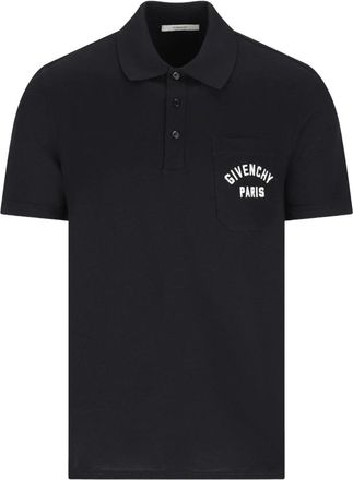 Givenchy Polo Shirt - Heren - Polos - Blauw - S - Katoen - Tops