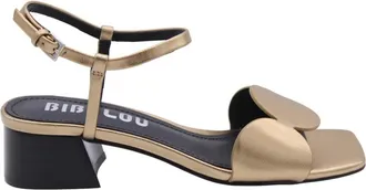 Bibi Lou Beaumontas Sandal - Dames - Sandalen met hakken - Geel - 39 EU - Schoenen