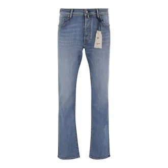 Jacob Cohen Slim-fit Jeans, male, Blue, Size: W35 Stretch cotton jeans