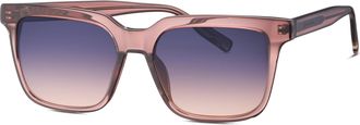Tom Tailor Sonnenbrille TOM TAILOR Modell 676015, Herren, rosa transparent, leicht transparent, Sonnenbrillen Sonnenbrille, Form Karree/Soft, Logoschriftzug auf 