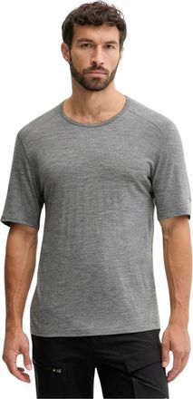 Icebreaker Merino 200 Oasis Manga Corta Crewe - Sport - Hombre - Gris - S