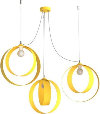 Lumicom Shell lámpara de techo 3 luces monocolor mate