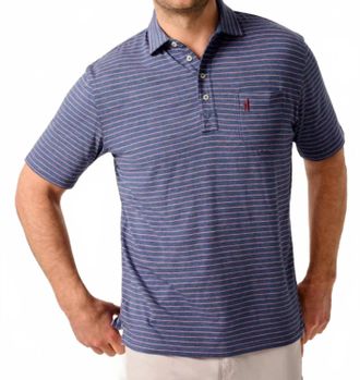 Johnnie-O Ryan Short Sleeve Polo In Oceanside