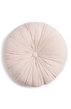 Nordstrom Washed Linen Accent Pillow in Pink Sepia at Nordstrom