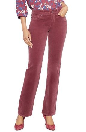NYDJ Marilyn Corduroy Straight Leg Pants in Husk at Nordstrom, Size 12P