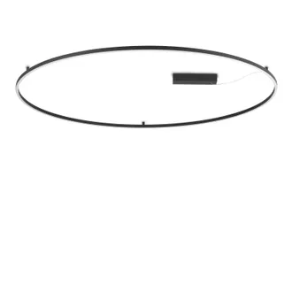 Ideal Lux Ideal Lux Plafoniera Moderna Oracle 1 Luce Led Integrato Nero Alluminio