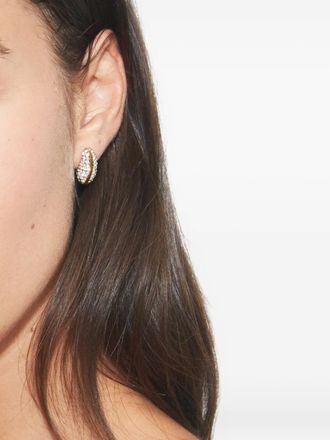 Tory Burch Orecchini con pavé - Oro