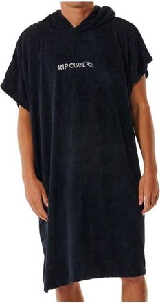 Rip Curl Brand Hooded Towel Surf Poncho f&uuml;r Herren | schwarz