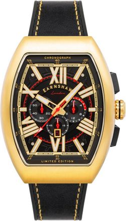 Earnshaw Supremacy Chronograph Quartz Black Dial Mens Watch ES-8270-01