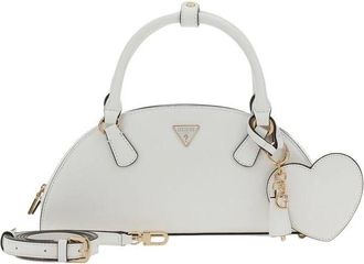 Guess Isobel Dome Satchel - Dames - Handtassen - Wit - ONE Size - Tassen