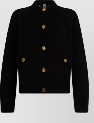 Toteme cotton ribbed knit cardigan