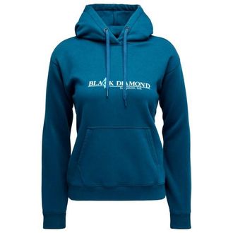 Black Diamond Heritage Wordmark PO Hoody Hoodie f&uuml;r Damen | blau
