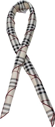 Burberry Damens Schal Seide Beige/Stein
